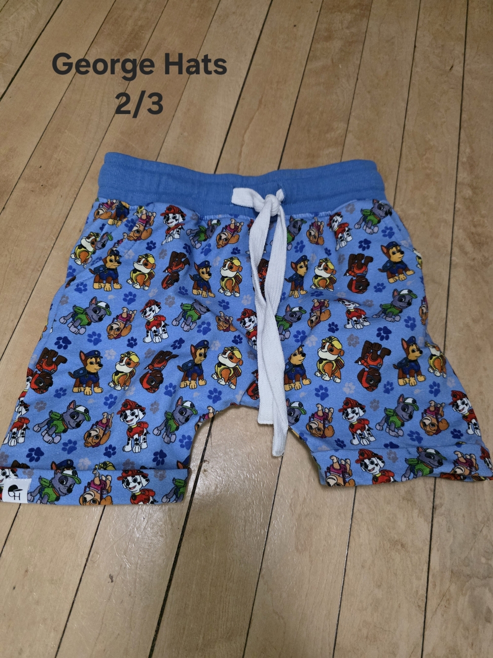 George Hats Blue Paw Patrol Boys Drawstring Shorts